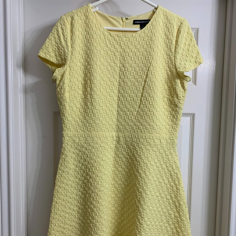 American Living Women's Yellow Dress, Size 12